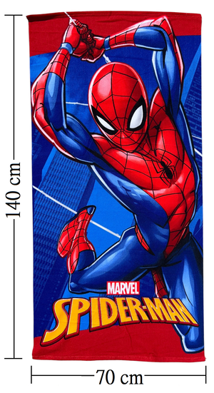 Telo Mare Spiderman MARVEL Asciugamano per Bambini in Microfibra CM 140x70 - Je14184ad