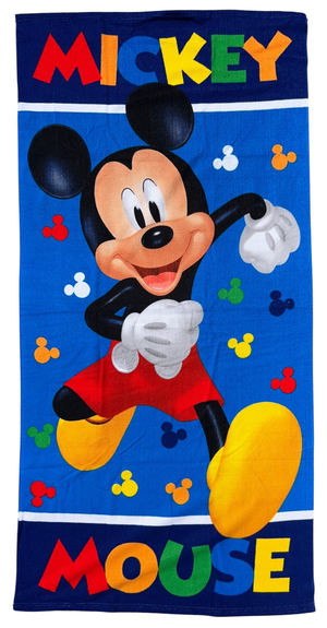 Telo Mare Topolino DISNEY Asciugamano per Bambini in Microfibra CM 140x70 - Je14178ad