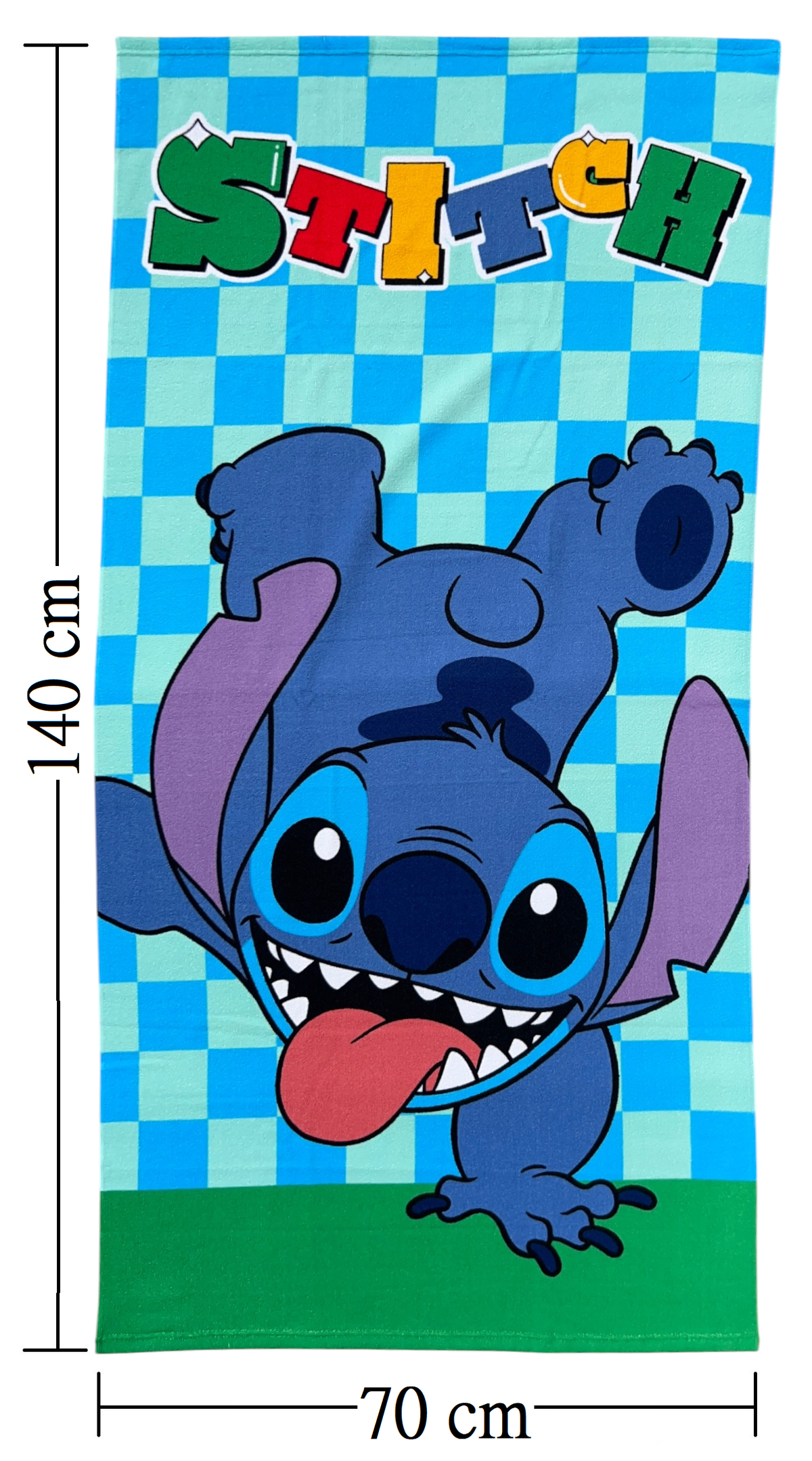 Telo Mare Stitch DISNEY Asciugamano per Bambini in Microfibra CM 140x70 - Je14186ad
