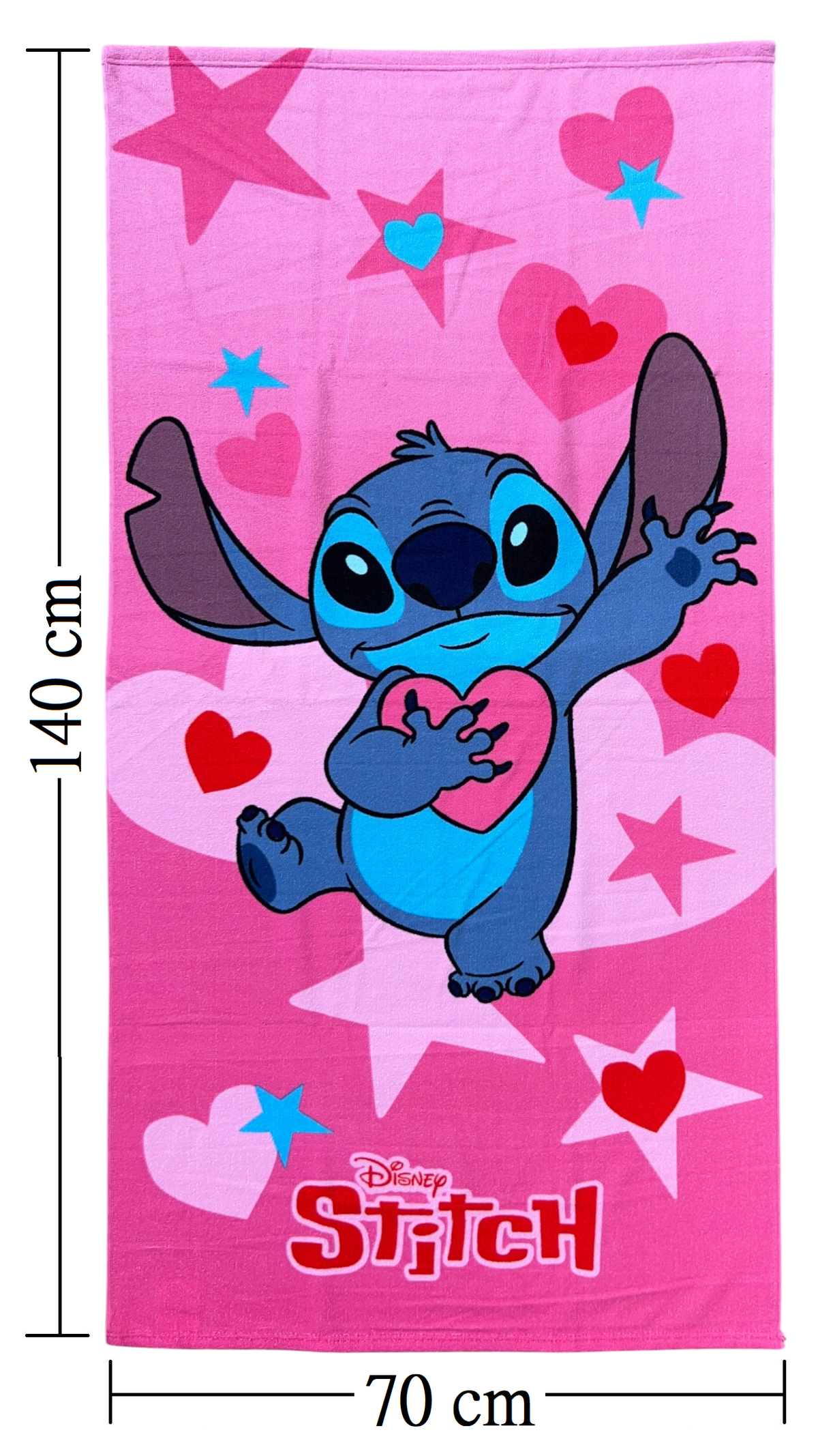 Telo Mare Stitch DISNEY Asciugamano per Bambini in Microfibra CM 140x70 - Je13085ad