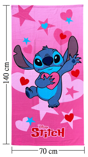Telo Mare Stitch DISNEY Asciugamano per Bambini in Microfibra CM 140x70 - Je13085ad