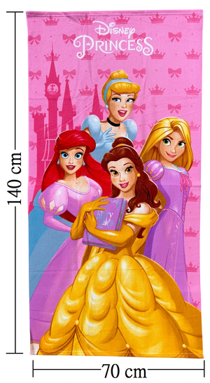 Telo Mare Principesse DISNEY Asciugamano per Bambini in Microfibra CM 140x70 - Je14191ad