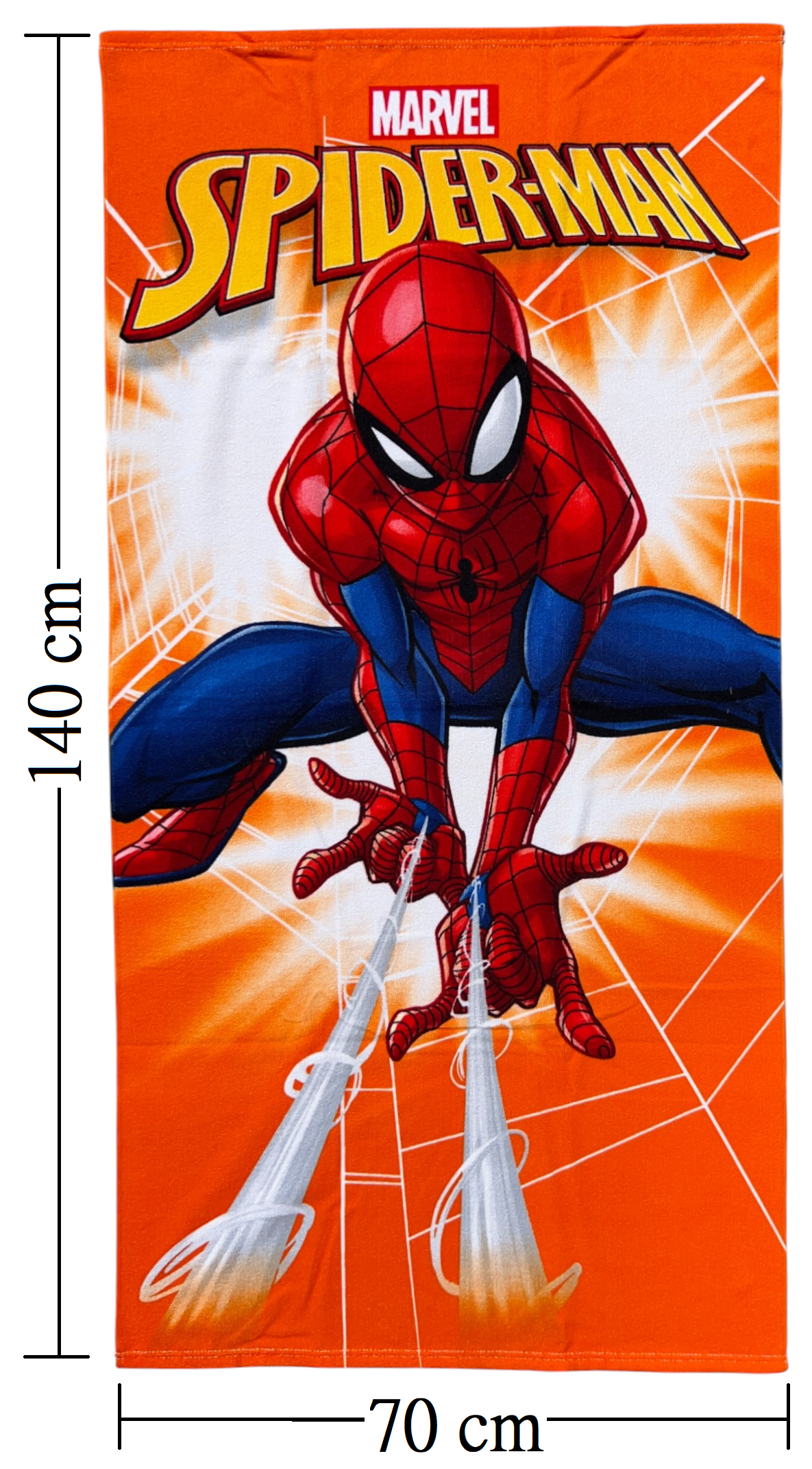Telo Mare Spiderman MARVEL Asciugamano per Bambini in Microfibra CM 140x70 - Je11532ad
