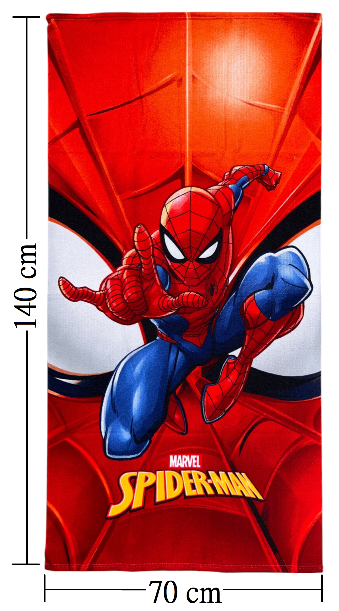 Telo Mare Spiderman MARVEL Asciugamano per Bambini in Microfibra CM 140x70 - Je12669ad
