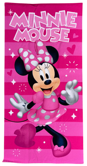 Telo Mare Minnie DISNEY Asciugamano per Bambine in Microfibra CM 140x70 - Je14181ad