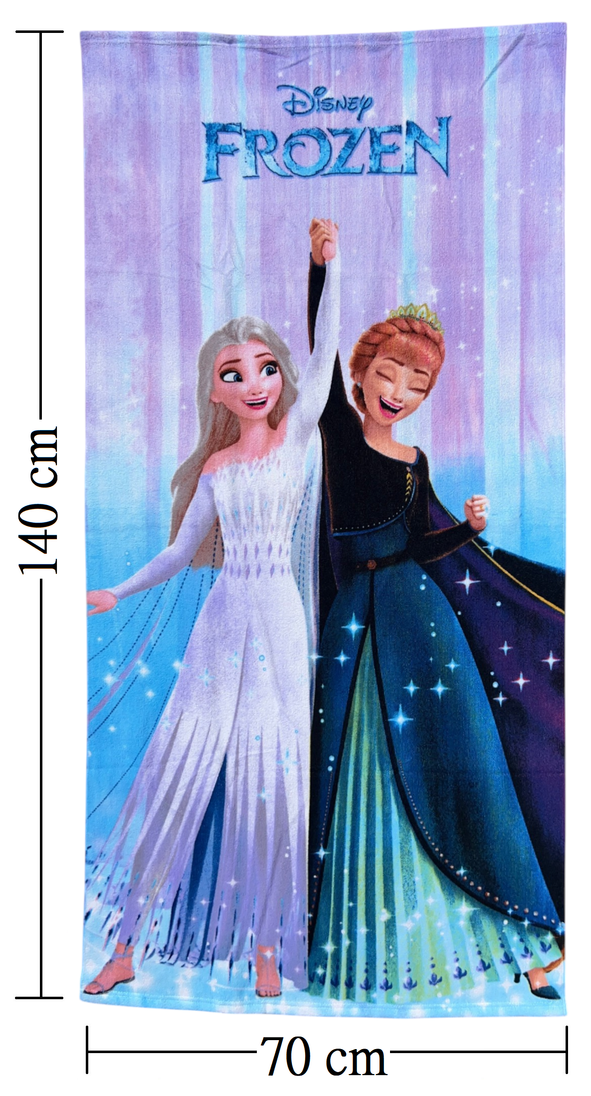 Telo Mare Frozen DISNEY Asciugamano per Bambine in Microfibra CM 140x70 - Je14183ad