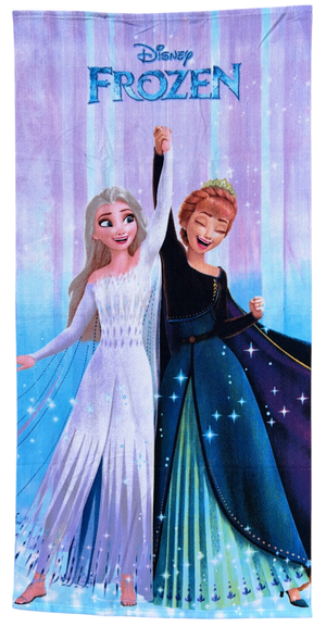 Telo Mare Frozen DISNEY Asciugamano per Bambine in Microfibra CM 140x70 - Je14183ad