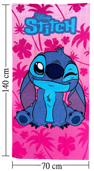 Telo Mare Stitch DISNEY Asciugamano per Bambine in Microfibra CM 140x70 - Je14189ad