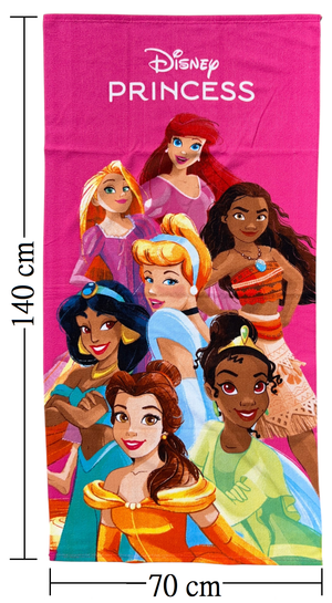 Telo Mare Principesse DISNEY Asciugamano per Bambine in Microfibra CM 140x70 - Je14190ad