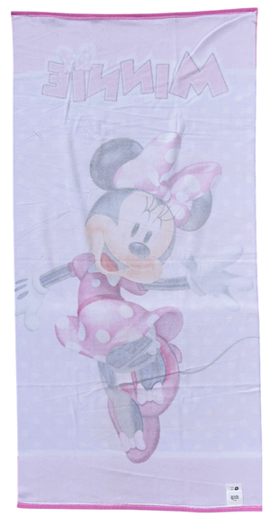 Telo Mare Minnie DISNEY Asciugamano per Bambine in Microfibra CM 140x70 - Je14180ad