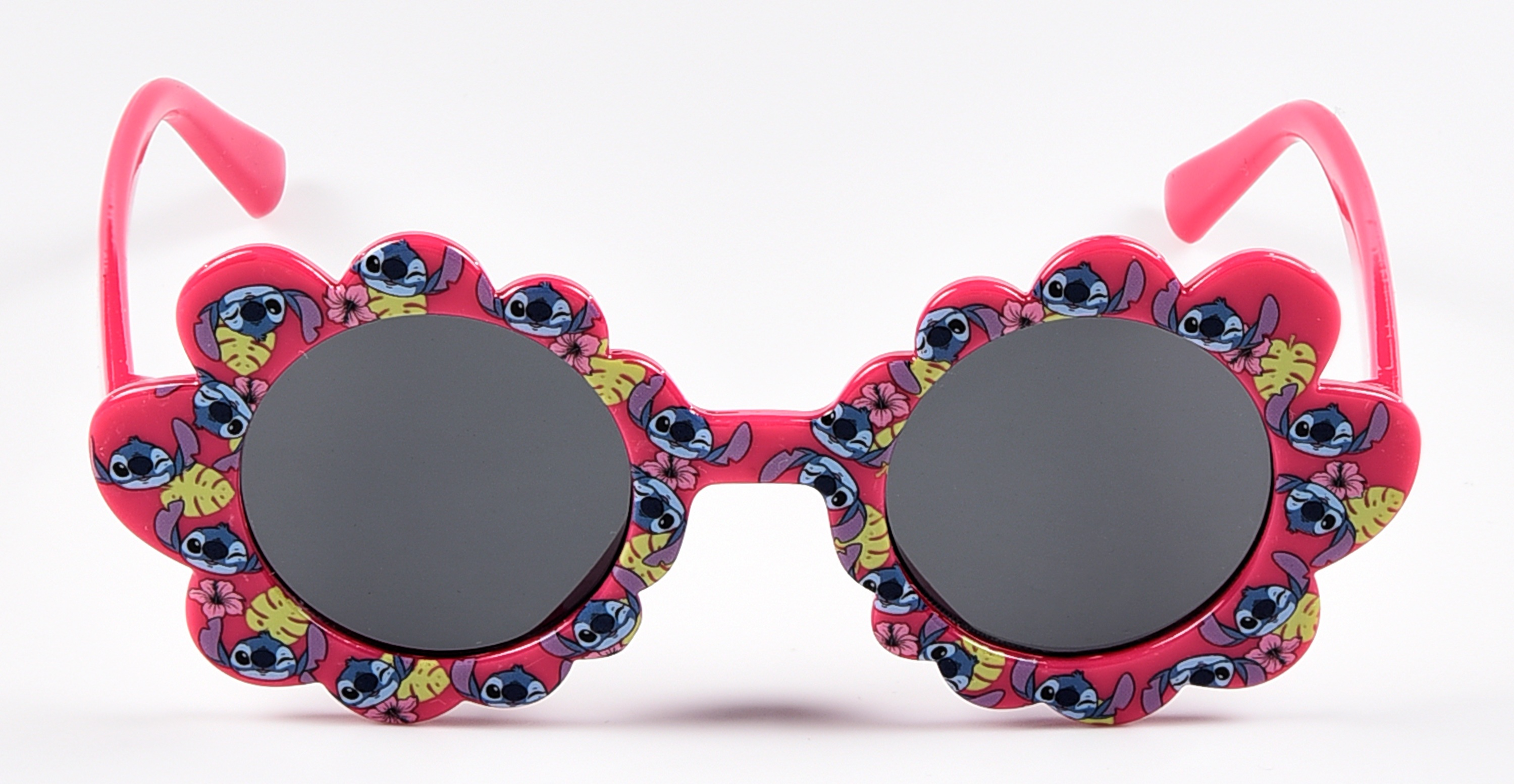 Occhiali da Sole Stitch DISNEY Bambina Uv400 Filtro 3 Montatura Fiore in Policarbonato - Ez25003