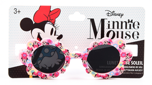Occhiali da Sole Minnie DISNEY Bambina Uv400 Filtro 3 Montatura Fiore in Policarbonato - Ez25022