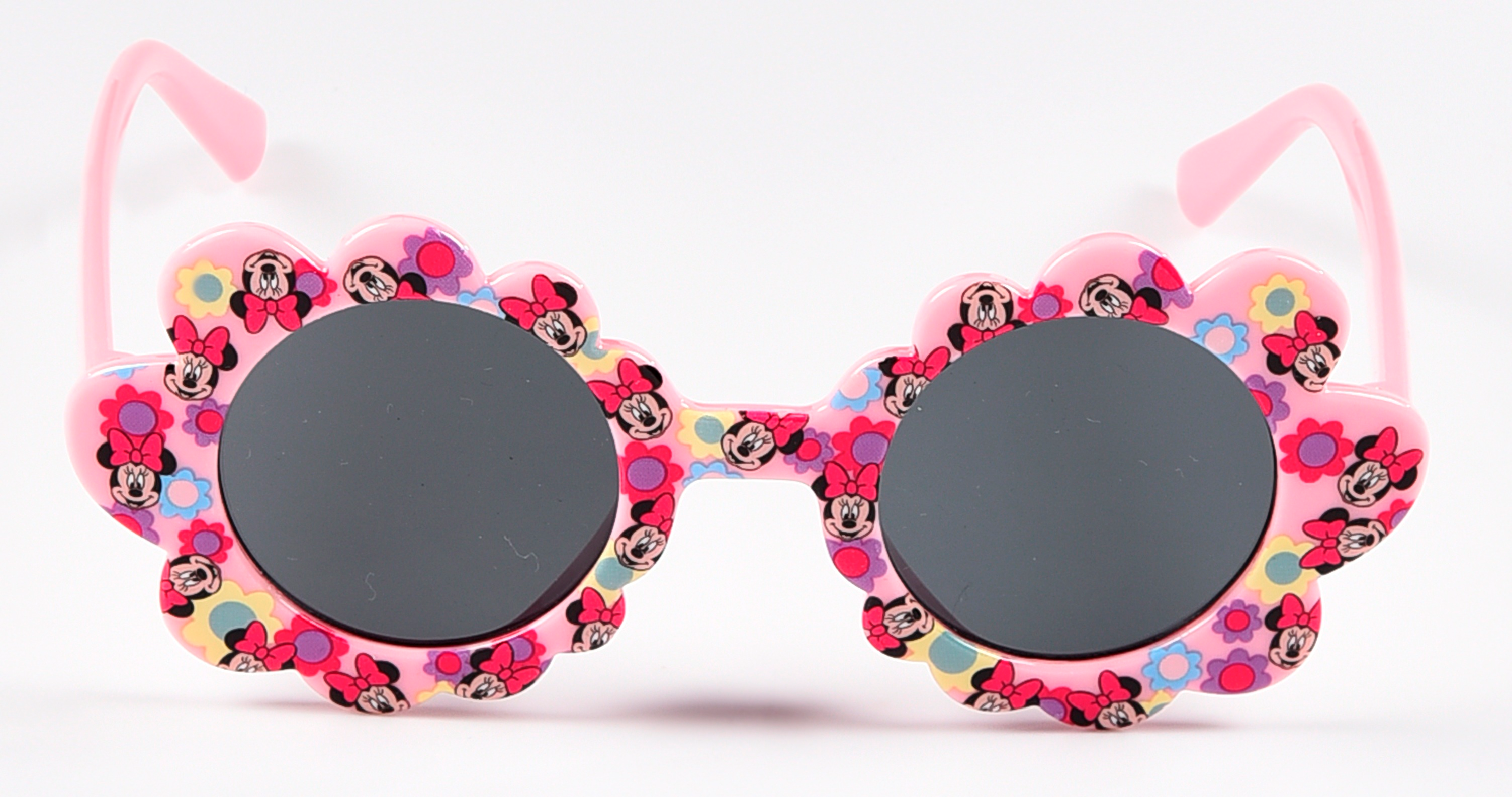 Occhiali da Sole Minnie DISNEY Bambina Uv400 Filtro 3 Montatura Fiore in Policarbonato - Ez25022