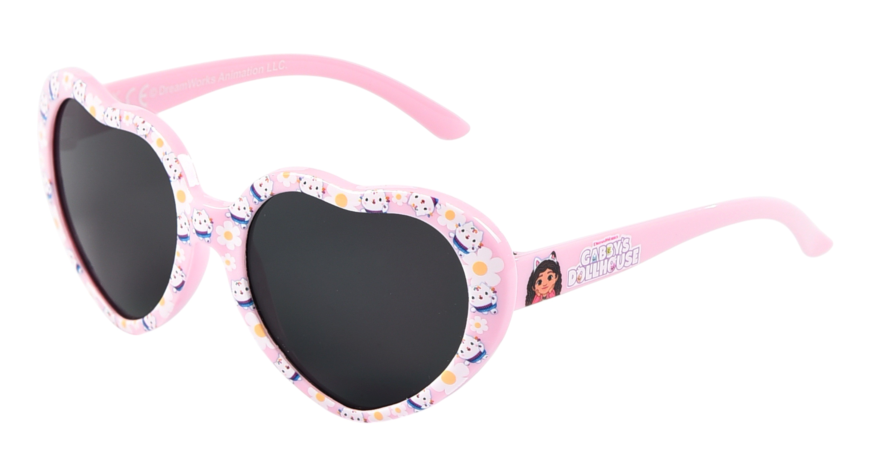 Occhiali da Sole Gabby's Dollhouse Bambina Uv400 Filtro 3 Montatura Cuore in Policarbonato - Ez25000