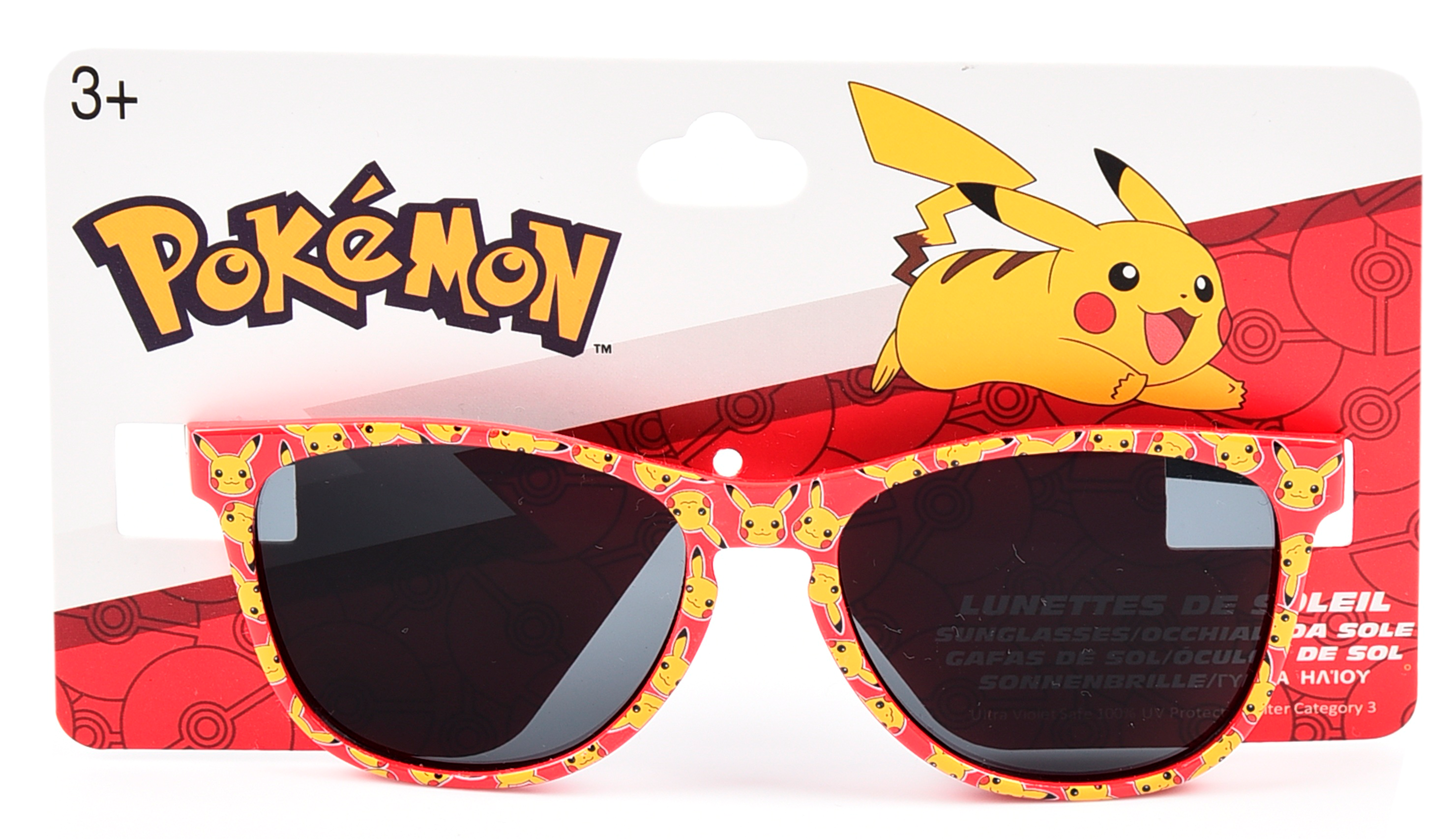 Occhiali da Sole Pikachu Pokémon Bambino Filtro Uv400 Montatura in Policarbonato -  Ez25015