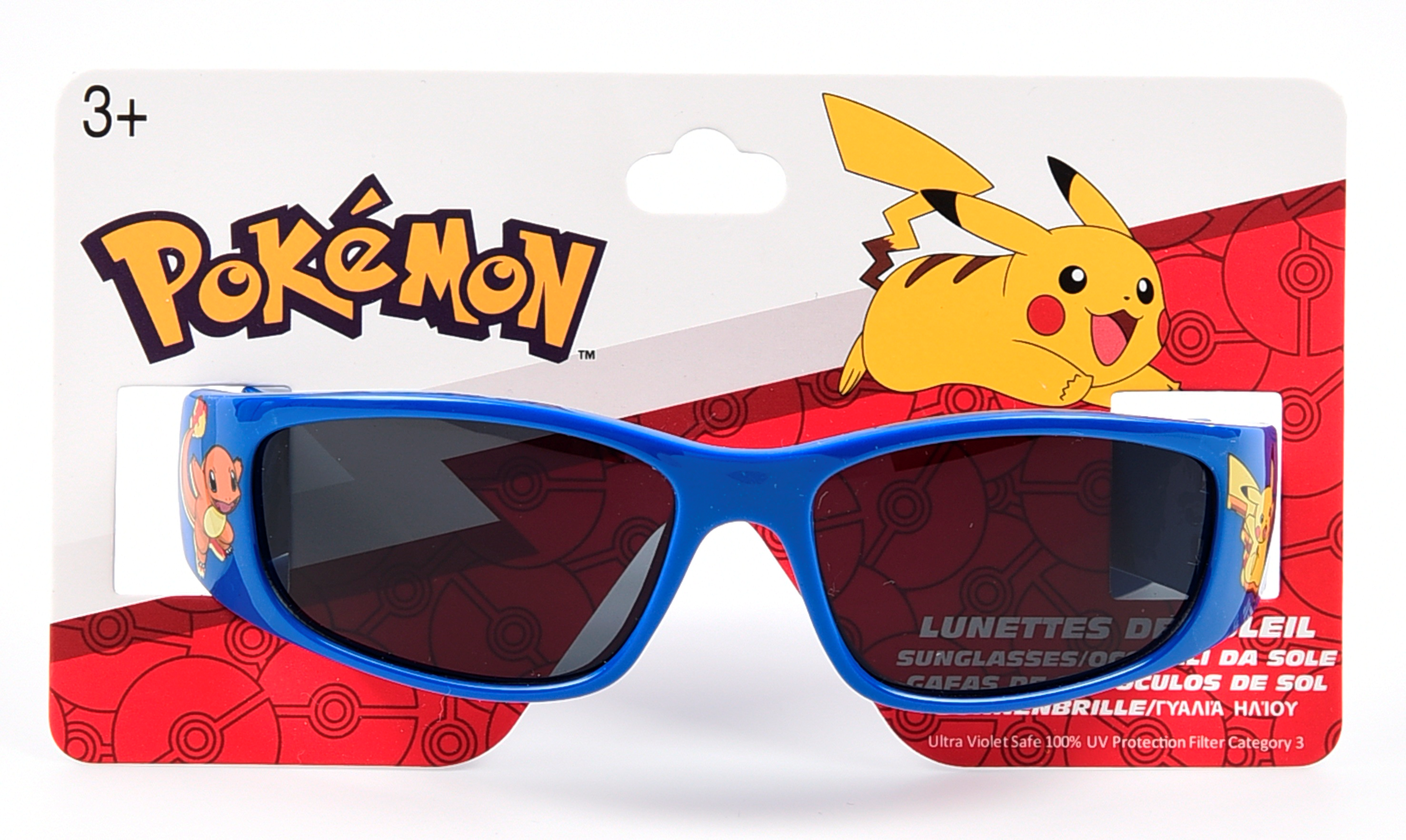 Occhiali da Sole Pokémon Pikachu Bambino Filtro Uv400 Montatura in Policarbonato -  Ez25016