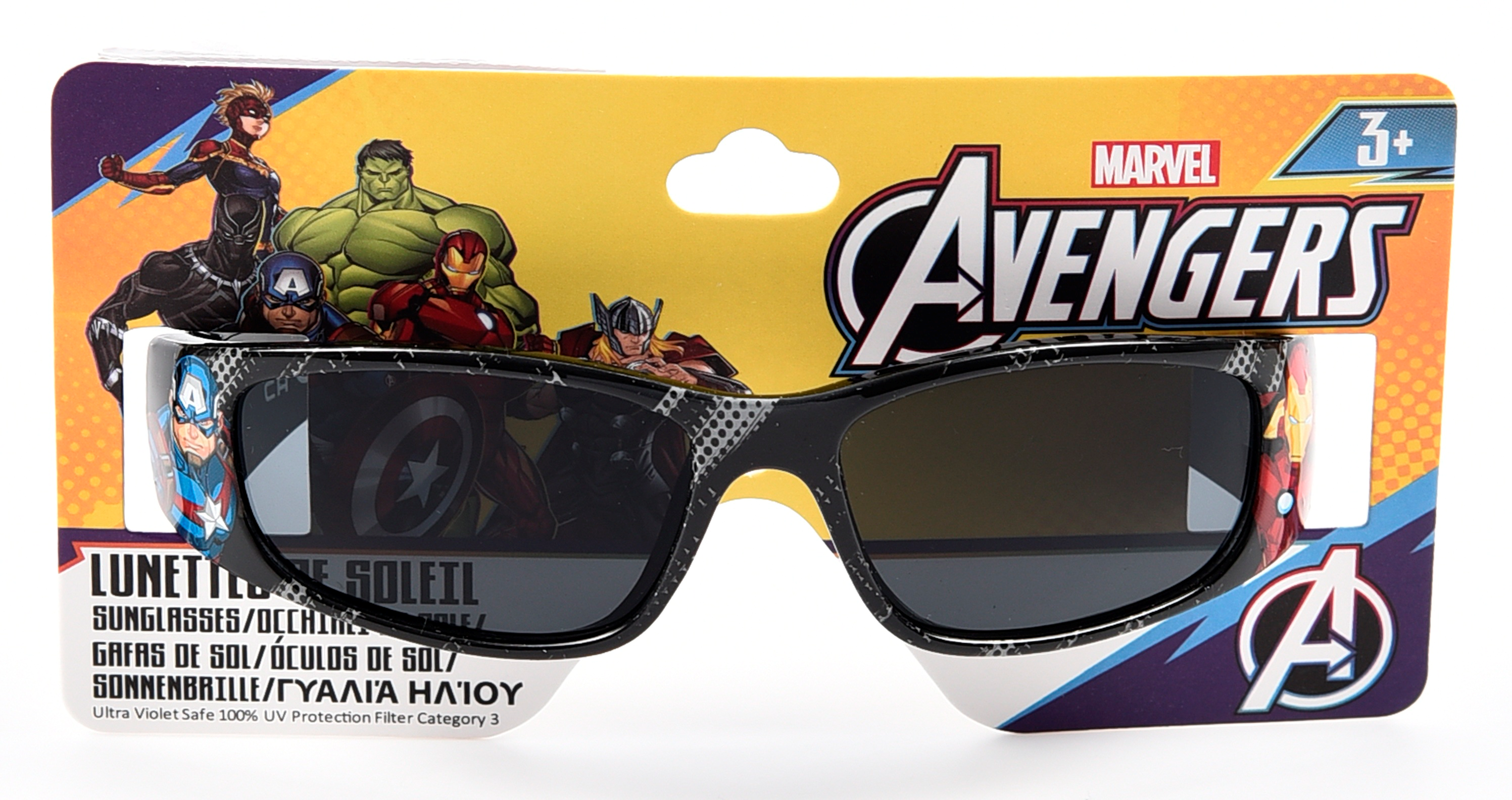 Occhiali da Sole MARVEL Avengers Bambino Filtro Uv400 Montatura in Policarbonato -  Ez25005