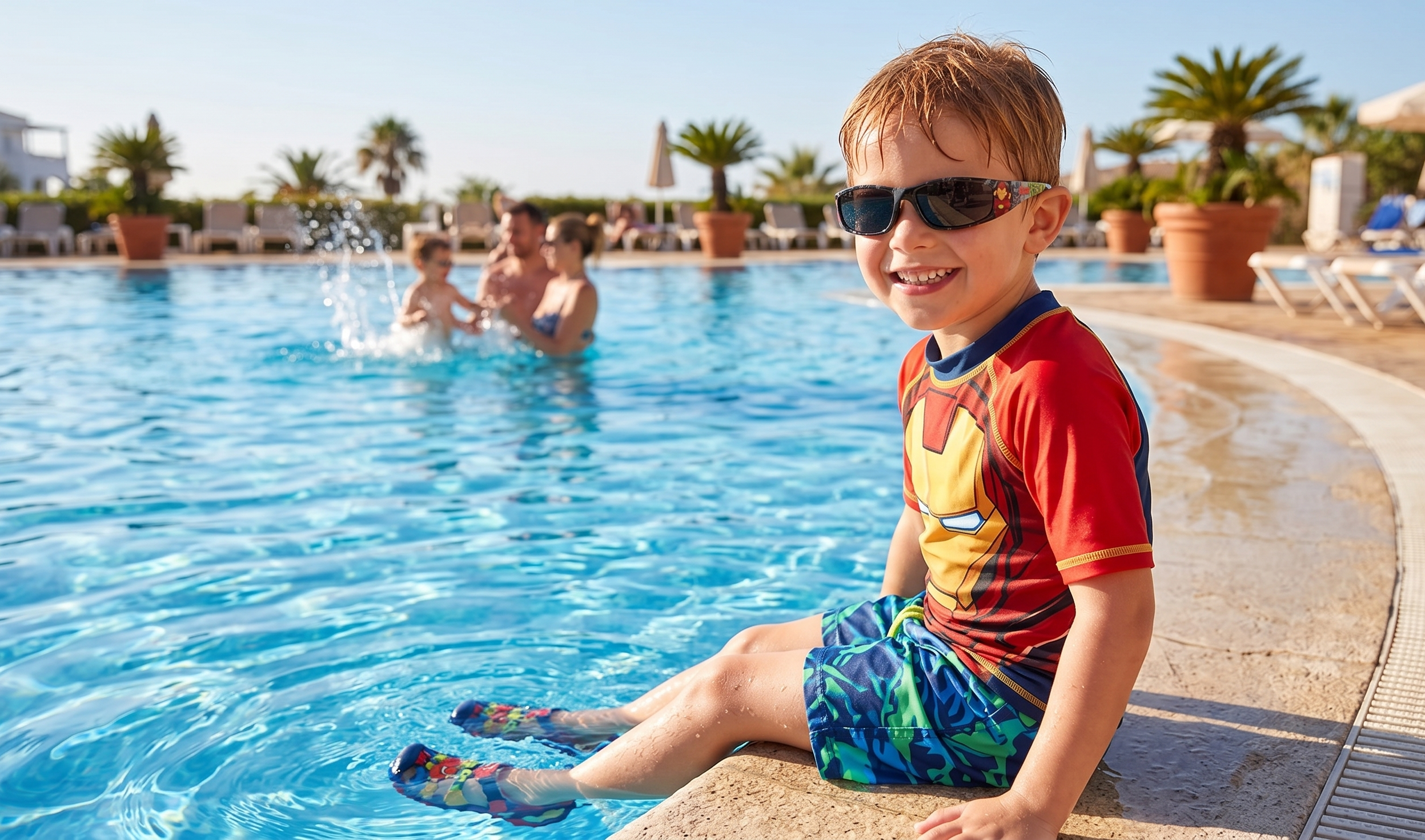 Occhiali da Sole MARVEL Avengers Bambino Filtro Uv400 Montatura in Policarbonato -  Ez25005
