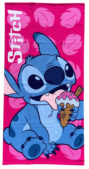 Telo Mare Stitch DISNEY Asciugamano per Bambini in Microfibra CM 140x70 - Je13118ad