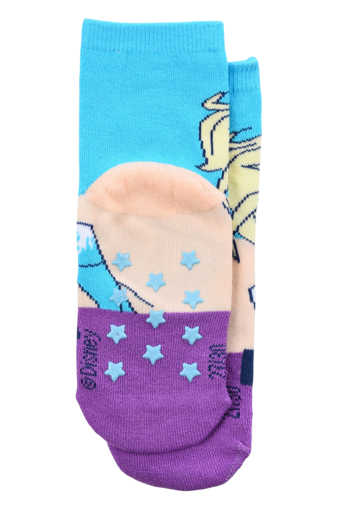 Calzini Antiscivolo Frozen DISNEY in Misto Cotone 3 Paia Assortiti Bambine 23/34 - Hy06057