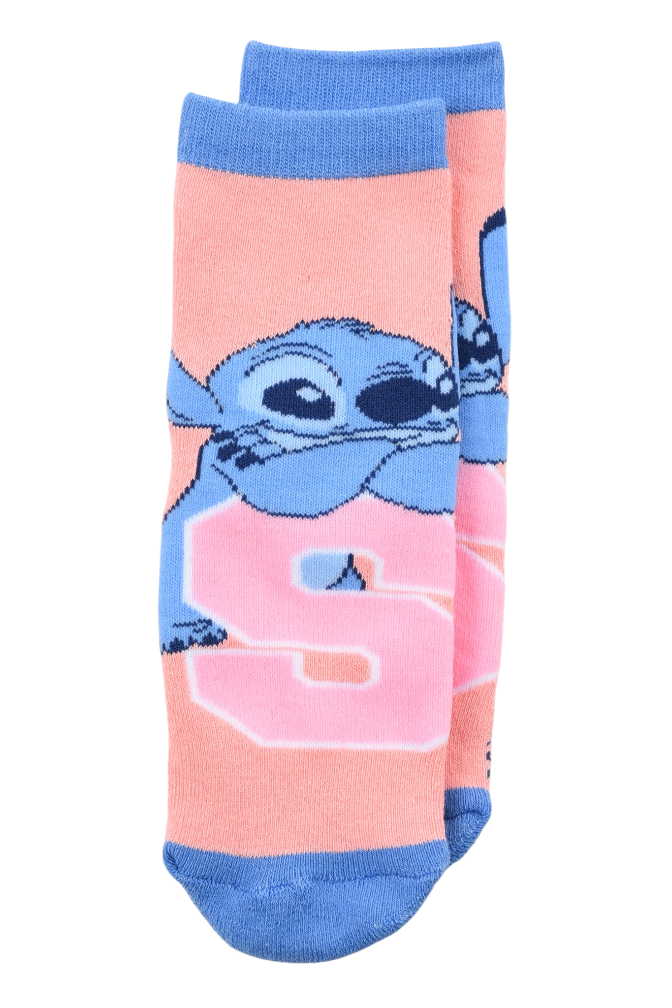 Calzini Antiscivolo Stitch DISNEY in Misto Cotone 3 Paia Assortiti Bambini 23/34 - Hy06059