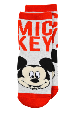 Calzini Antiscivolo Topolino DISNEY in Misto Cotone 3 Paia Assortiti Bambini 23/34 - Hy06061