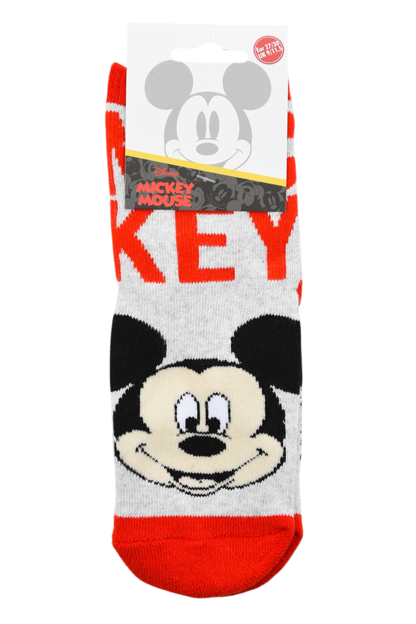 Calzini Antiscivolo Topolino DISNEY in Misto Cotone 3 Paia Assortiti Bambini 23/34 - Hy06061