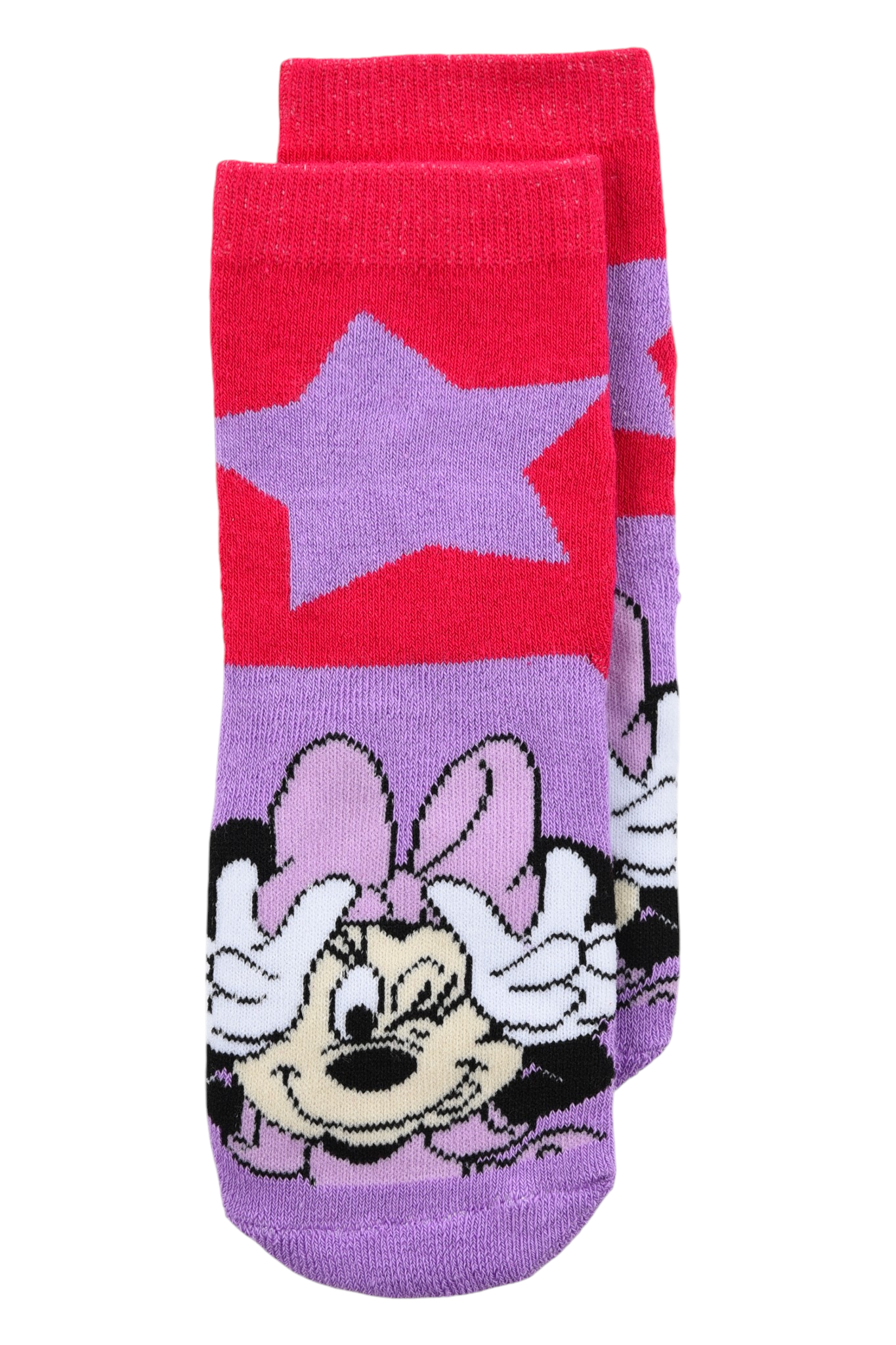 Calzini Antiscivolo Minnie DISNEY in Misto Cotone 3 Paia Assortiti Bambine 23/34 - Hy06063
