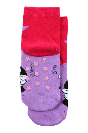 Calzini Antiscivolo Minnie DISNEY in Misto Cotone 3 Paia Assortiti Bambine 23/34 - Hy06063