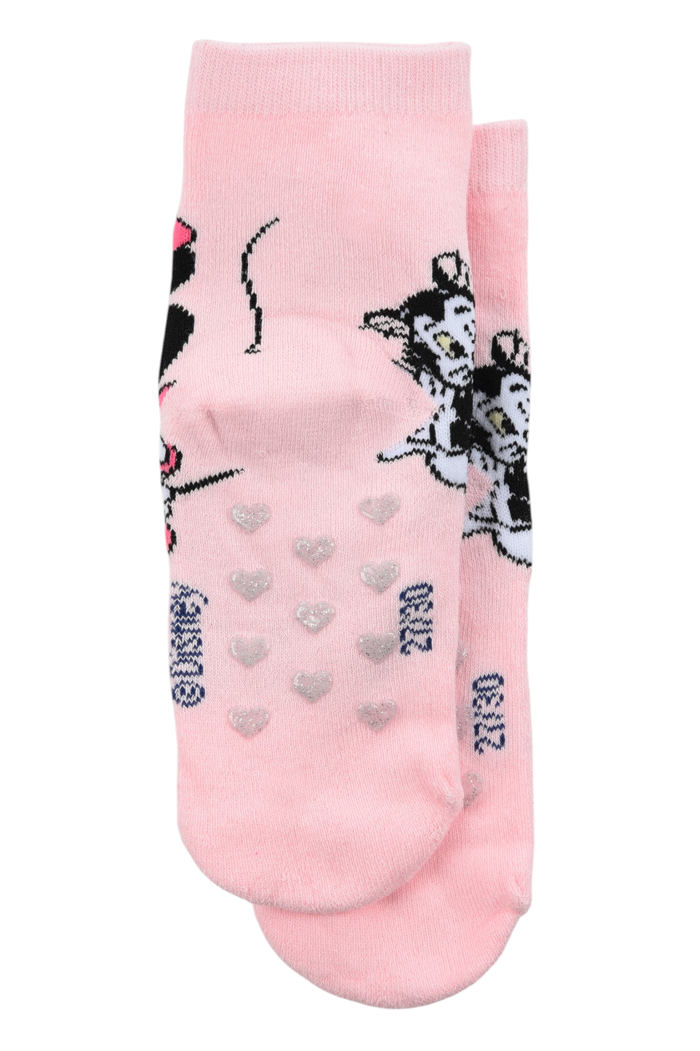 Calzini Antiscivolo Minnie DISNEY in Misto Cotone 3 Paia Assortiti Bambine 23/34 - Hy06063