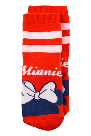Calzini Antiscivolo Minnie DISNEY in Misto Cotone 3 Paia Assortiti Bambine 23/34 - Hy06063
