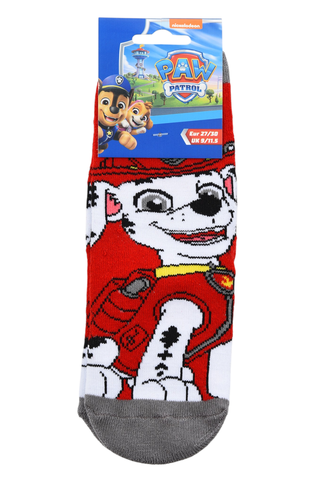 Calzini Antiscivolo Paw Patrol in Misto Cotone 3 Paia Assortiti Bambini 23/34 - Hy06067