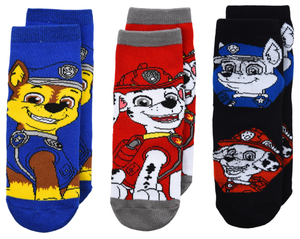 Calzini Antiscivolo Paw Patrol in Misto Cotone 3 Paia Assortiti Bambini 23/34 - Hy06067