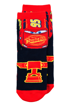Calzini Antiscivolo Cars DISNEY in Misto Cotone 3 Paia Assortiti Bambini 23/34 - Hy06071