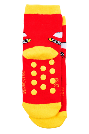 Calzini Antiscivolo Cars DISNEY in Misto Cotone 3 Paia Assortiti Bambini 23/34 - Hy06071