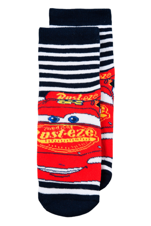Calzini Antiscivolo Cars DISNEY in Misto Cotone 3 Paia Assortiti Bambini 23/34 - Hy06071