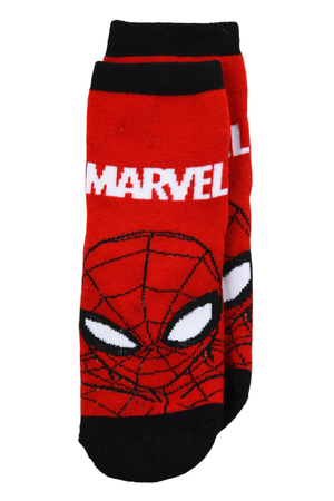 Calzini Antiscivolo Spiderman MARVEL in Misto Cotone 3 Paia Assortiti Bambini 23/34 - Hy06065