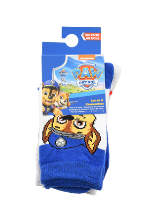 Calzini Paw Patrol in Misto Cotone 3 Paia Assortiti Bambini 23/34 - Hy06041/1