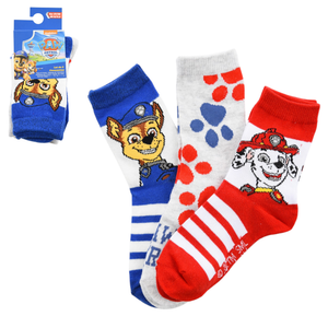 Calzini Paw Patrol in Misto Cotone 3 Paia Assortiti Bambini 23/34 - Hy06041/1