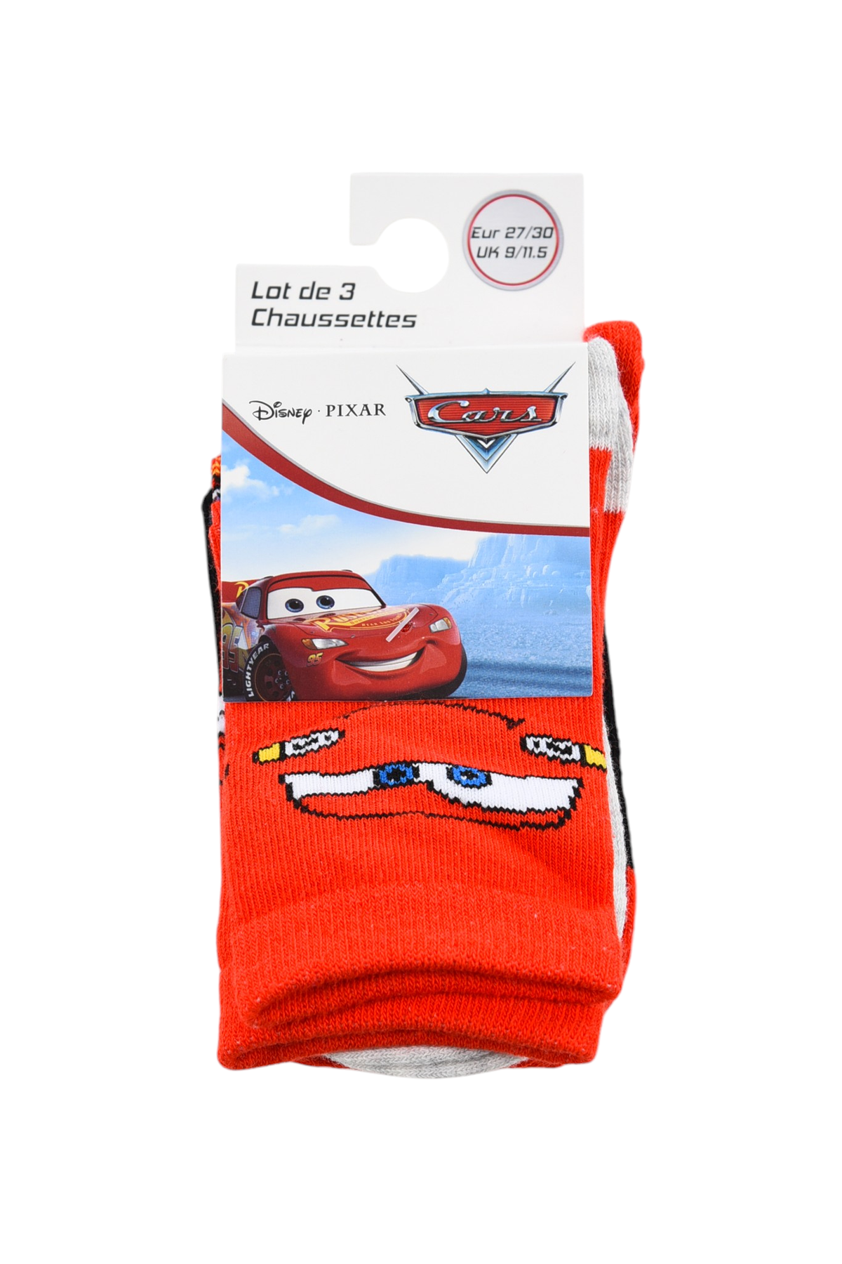 Calzini Cars DISNEY in Misto Cotone 3 Paia Assortiti Bambini 23/34 - Hy06045/2