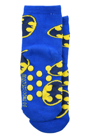 Calzini Antiscivolo Batman in Misto Cotone Singolo Paia Bambini 27/30 - Hy06052/blu