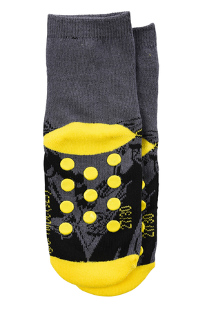 Calzini Antiscivolo Batman in Misto Cotone Singolo Paia Bambini 27/30 - Hy06052/grigio