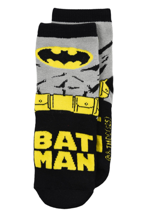 Calzini Antiscivolo Batman in Misto Cotone Singolo Paia Bambini 23/26- Hy06052/nero