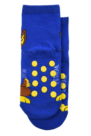 Calzini Antiscivolo Paw Patrol in Misto Cotone Singolo Paia Bambini 23/26- Hy06067/blu