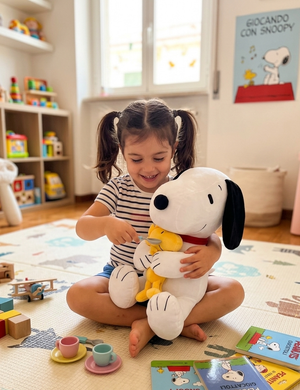 Peluche Snoopy con Woodstock Morbido Pupazzo da 44 CM  - Pts0305/58