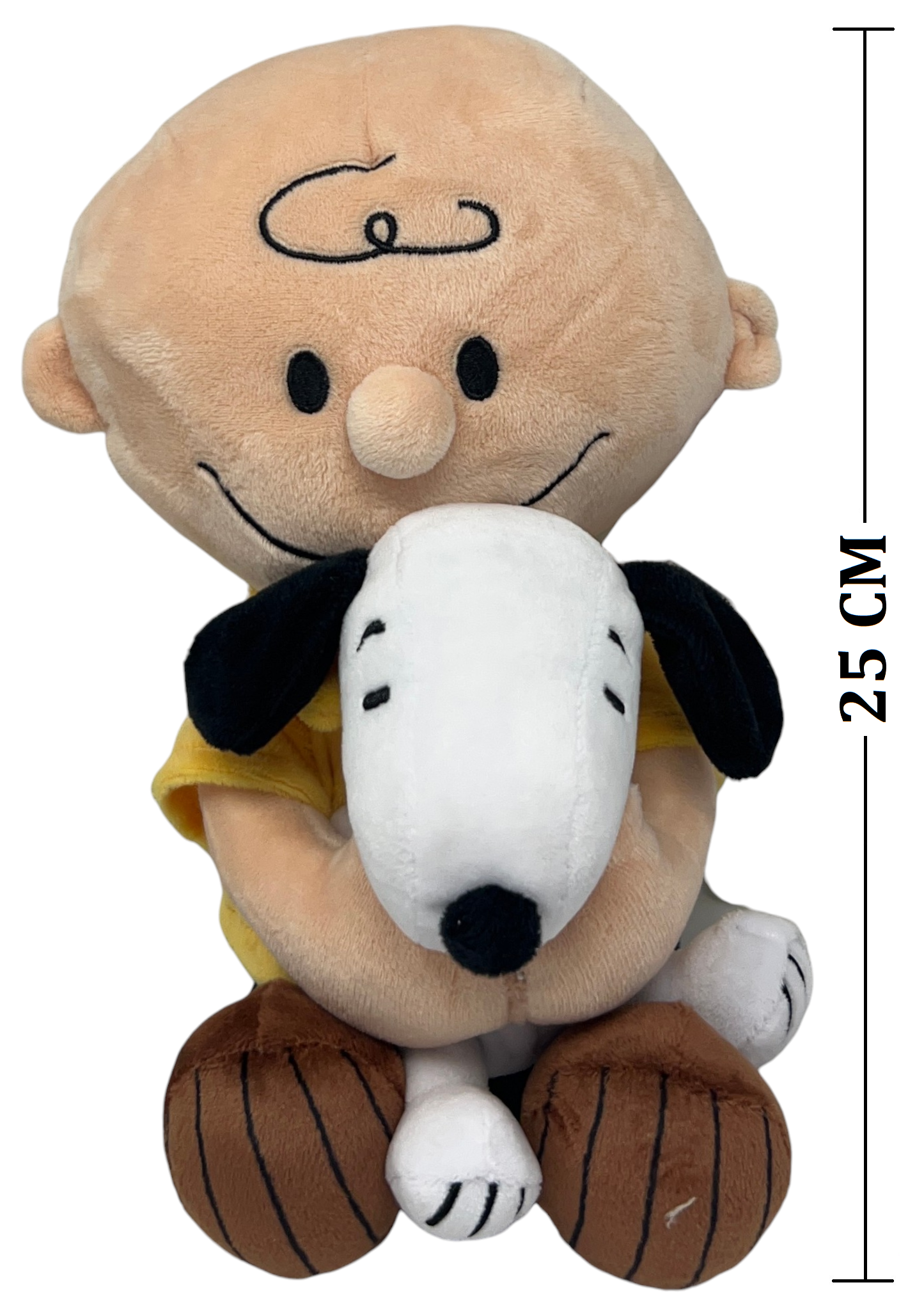 Peluche Snoopy Charlie Brown con in Braccio Snoopy Pupazzo da 35 CM  - Pts0305/25c
