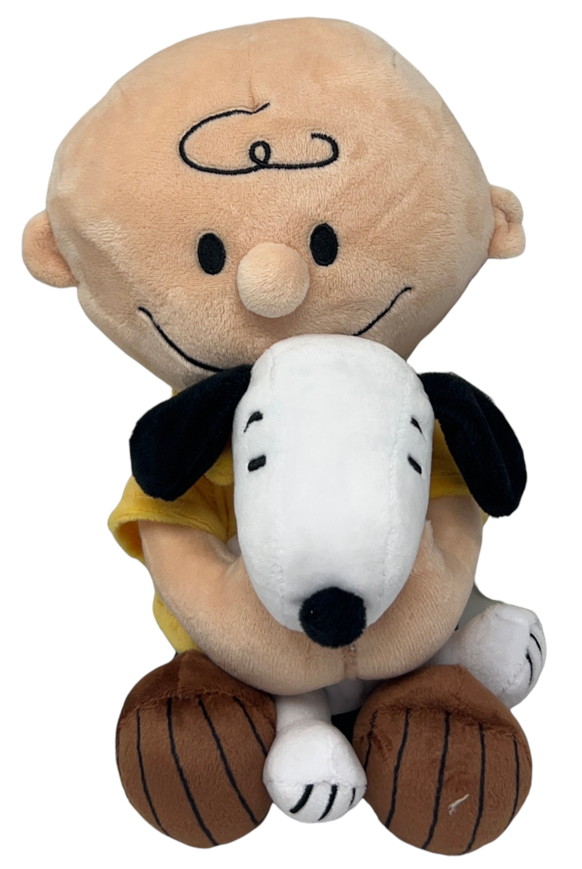 Peluche Snoopy Charlie Brown con in Braccio Snoopy Pupazzo da 25 CM  - Pts0305/25c