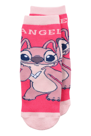 Calzini Antiscivolo Angel DISNEY Paio Singolo per Bambini 23/30 - Hy06060/rosa