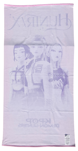 Telo Mare K-Pop Demon Hunters Huntrix Asciugamano per Bambini in Microfibra CM 140x70 - Kdh2383