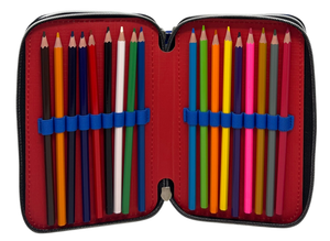 Astuccio Scuola Avengers MARVEL Multiscomparto 3 Zip Portacolori Giotto - 5555